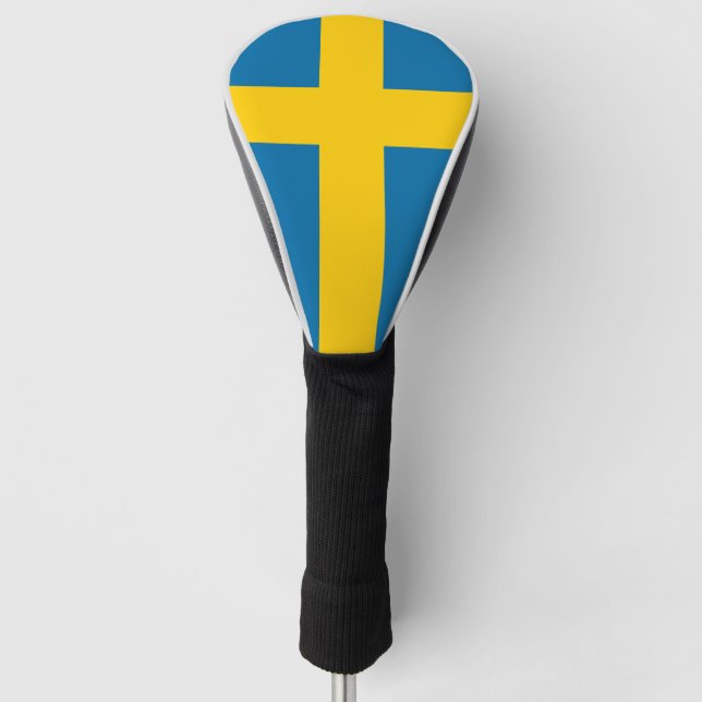 Funda Para Palo De Golf Bandera nacional de Suecia (Anverso)