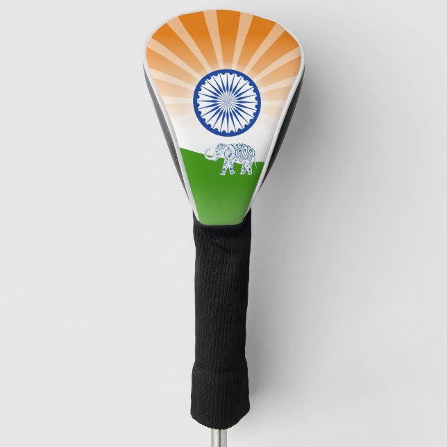 Funda Para Palo De Golf Bandera "paisajista" india (Anverso)