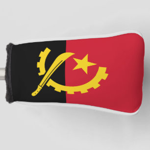 Funda Para Palo De Golf Bandera patriótica angoleña