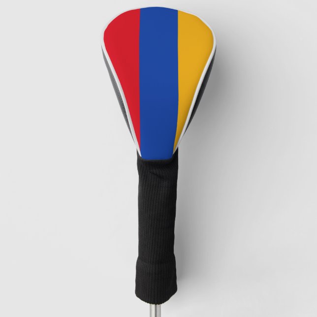 Funda Para Palo De Golf Bandera patriótica armenia (Anverso)