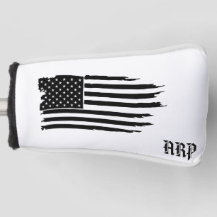 Funda Para Palo De Golf *~* Bandera patriótica de la tapa del putter de g