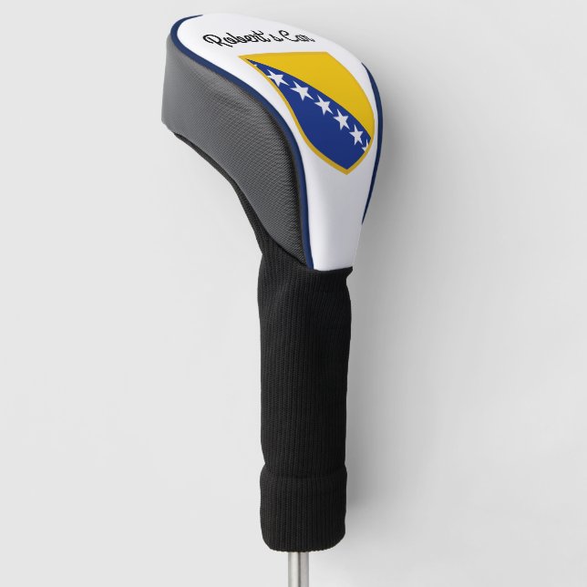 Funda Para Palo De Golf Bandera personalizada de Bosnia (Angulado)