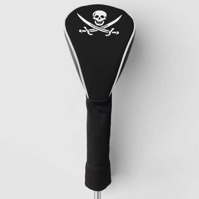 Funda Para Palo De Golf Bandera pirata (Anverso)