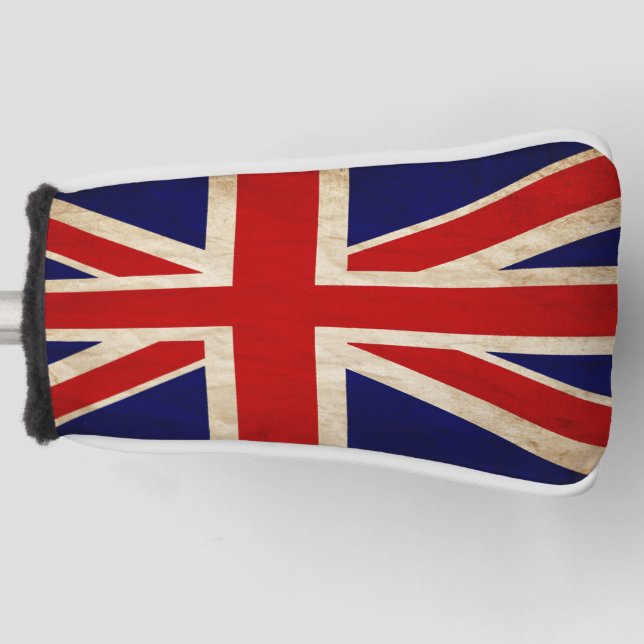 Funda Para Palo De Golf BANDERA RÚSTICA de Inglaterra (Anverso)