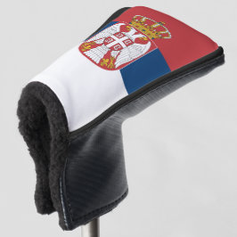 Funda Para Palo De Golf Bandera serbia y golf estampados de Serbia