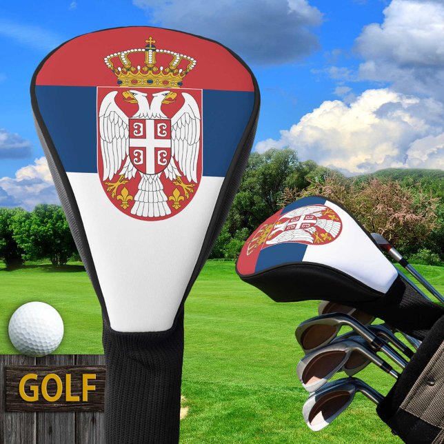 Funda Para Palo De Golf Bandera serbia y golf estampados de Serbia (Subido por el creador)