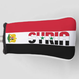 Funda Para Palo De Golf Bandera siria espléndida patriótica