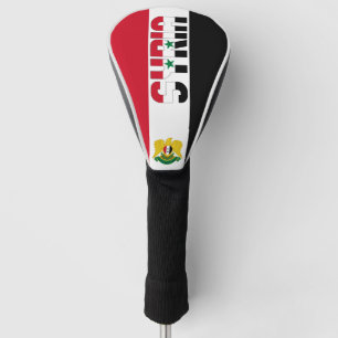Funda Para Palo De Golf Bandera siria espléndida patriótica