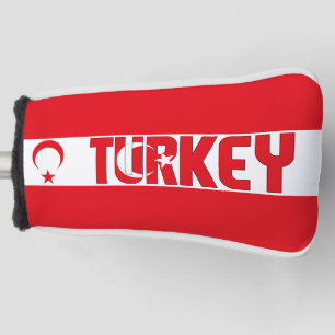 Funda Para Palo De Golf Bandera turca espléndida patriótica