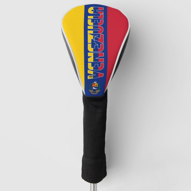 Funda Para Palo De Golf Bandera venezolana magníficamente patriótica (Anverso)