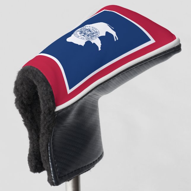 Funda Para Palo De Golf Bandera Wyoming (Anverso 3/4)