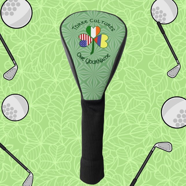 Funda Para Palo De Golf Banderas americanas irlandesas colombianas destroz (Subido por el creador)