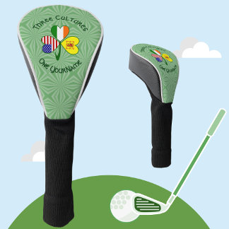 Funda Para Palo De Golf Banderas Escocesas León Irlandesas USA Trébol Pers