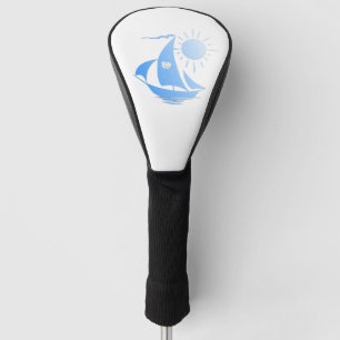 Funda Para Palo De Golf Barco de vela Teatro de Comedia y Tragedia Azul
