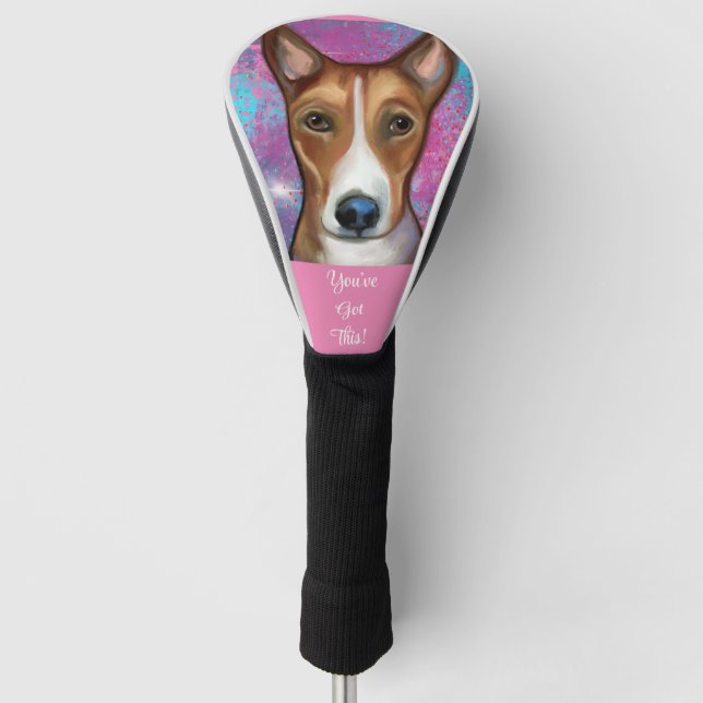 Funda Para Palo De Golf Basenji (Anverso)
