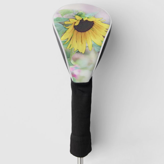 Funda Para Palo De Golf 'Bashful Sunflower' (Anverso)