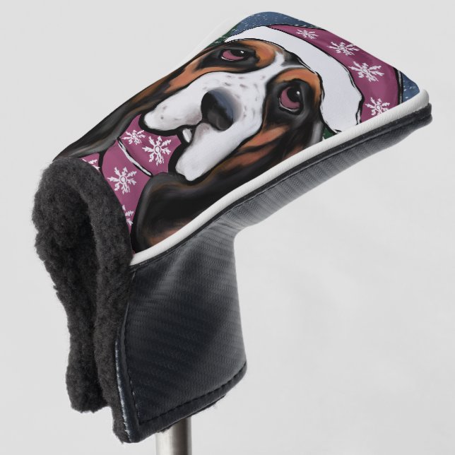 Funda Para Palo De Golf Basset hound  (Anverso 3/4)