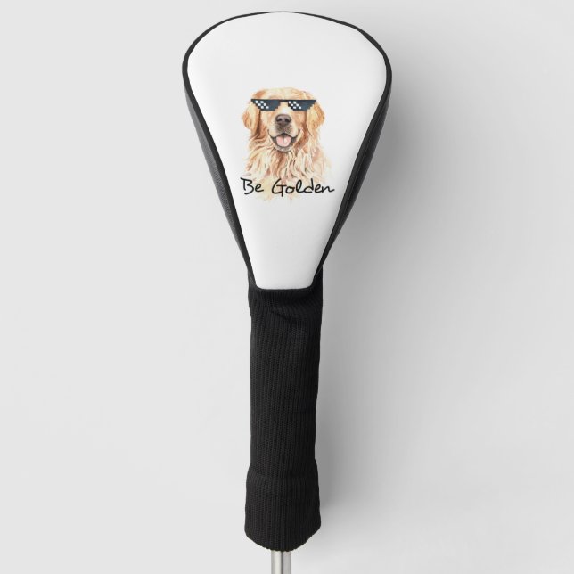 Funda Para Palo De Golf Be Golden Retriever (Anverso)
