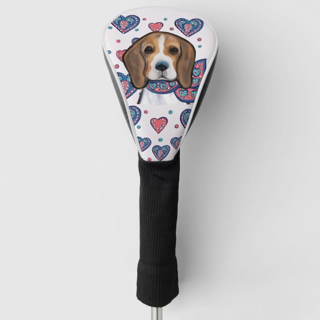 Funda Para Palo De Golf Beagle (Anverso)