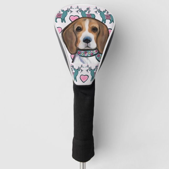 Funda Para Palo De Golf Beagle (Anverso)