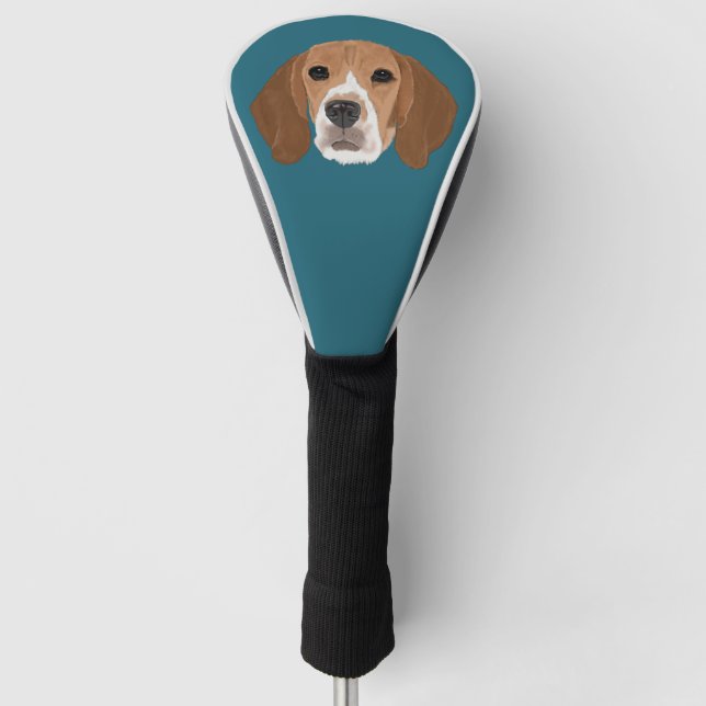 Funda Para Palo De Golf Beagle (Anverso)
