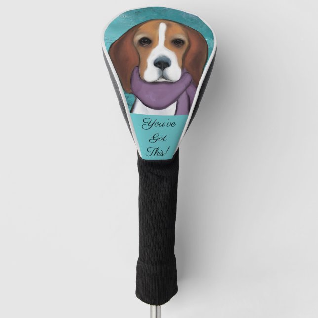 Funda Para Palo De Golf Beagle (Anverso)