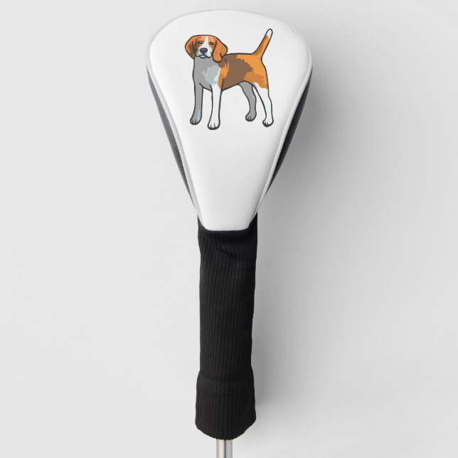 Funda Para Palo De Golf Beagle Dog T Shirt (Anverso)