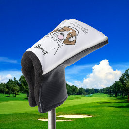 Funda Para Palo De Golf Beagle escalofriante con perro gracioso de Bubbleg
