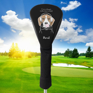 Funda Para Palo De Golf Beagle escalofriante con perro gracioso de Bubbleg