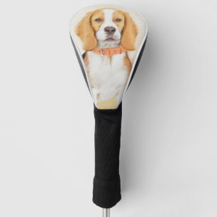 Funda Para Palo De Golf Beagle Hound Dog Pintura original de animales