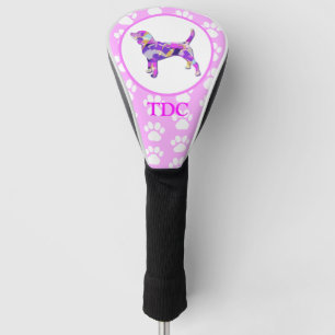 Funda Para Palo De Golf Beagle Hound Dog Silhouette Paw PY&B