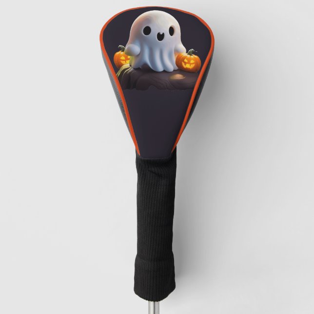 Funda Para Palo De Golf Bebé Fantasma Típico personaje de Halloween (Anverso)