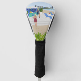 Funda Para Palo De Golf Bebidas en el Beach Bar