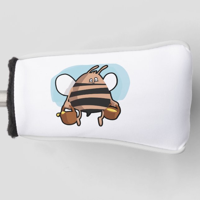 Funda Para Palo De Golf Bee personalizado (Anverso)