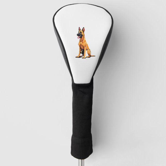 Funda Para Palo De Golf Belgian Malinois (3) (Anverso)