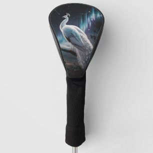 Funda Para Palo De Golf Bella Aurora Boreal Pavo Blanco Escénica