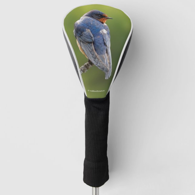 Funda Para Palo De Golf Bella golondrina en una sucursal (Anverso)