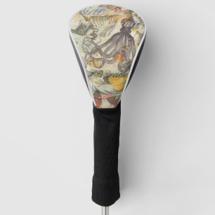Funda Para Palo De Golf Belleza victoriana de baño Kraken surrealismo vint