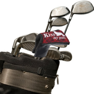 Funda Para Palo De Golf Besa mi Putt Cheeky Long Hair Dachshund