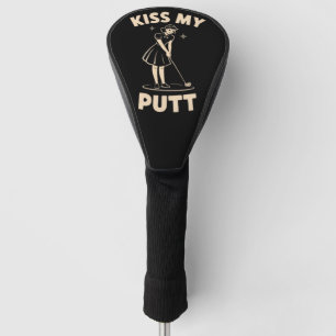 Funda Para Palo De Golf Besa Mi Putt Retro Vintage 1940 Amantes de Golf