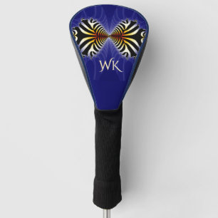 Funda Para Palo De Golf Beso de pez cebra monogramado