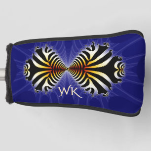 Funda Para Palo De Golf Beso de pez cebra monogramado
