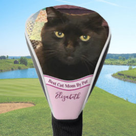 Funda Para Palo De Golf Best cat mom photo template golfer gift custom 