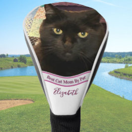Funda Para Palo De Golf Best cat mom photo template golfer gift custom 