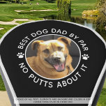 Funda Para Palo De Golf BEST DOG DAD BY PAR Photo Funny Colores Personaliz<br><div class="desc">Cree una cubierta graciosa de la cabeza del controlador de golf fotográfico con el título editable BEST DOG DAD BY PAR - NO PUTTS SOBRE TI o su texto personalizado en su elección de texto, huella de trazo, marcos de círculo y combinaciones de color de fondo en EDIT (mostrado en...</div>