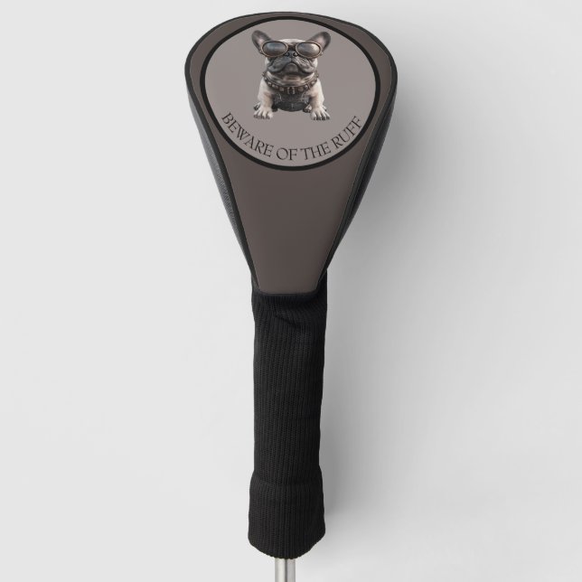 Funda Para Palo De Golf Beware of the Ruff Custom Dog Golf Head (Anverso)