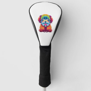 Funda Para Palo De Golf Bichon Frise Dog Pop Art