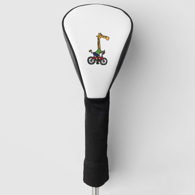 Funda Para Palo De Golf Bicicleta Guay Giraffe Riding (Anverso)