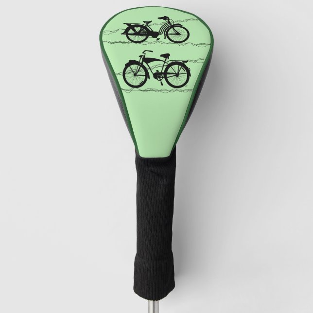 Funda Para Palo De Golf Bicicleta Negro 1 (Anverso)