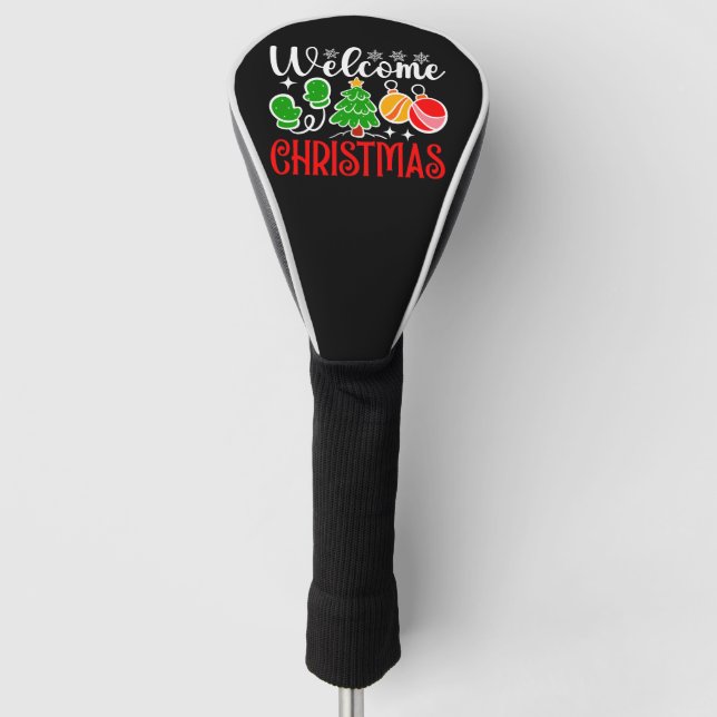 Funda Para Palo De Golf Bienvenido Navidad-63758 (Anverso)